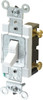 Leviton 1 Pole, 120 to 277 VAC, 20 Amp, Commercial Grade Toggle Wall Switch White, 1 Phase, -40 to 149° F, 103.2mm x 33.3mm CS120-2W - 65223703