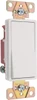 Legrand Pass & Seymour 1 Pole, 120 to 277 VAC, 20 Amp, Specification Grade Rocker Wall Switch White, -40 to 239° F, 4.2" x 1.3" 2621W - 48529416