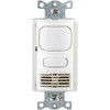 Hubbell Wiring Device-Kellems Motion Sensing Wall Switches, Occupancy or Vacancy Sensor Duel Switch, Sensor Type: Ultasonic, Infared, Coverage: 1000 Sq. Ft., Adjustment Type: Self-adjusting Delay, Manual Time Adj: 4 min - 30 min AD2000W1 - 37071628