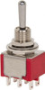 GC/Waldom Electronics DPDT Miniature On-Off-On Toggle Switch Solder Lug Terminal, Bat Handle Actuator, 125 VAC at 5 A & 250 VAC at 2 A 35-012 - 06096507