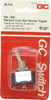 GC/Waldom Electronics SPDT Medium Duty On-On Toggle Switch Solder Lug Terminal, Bat Handle Actuator, 1/4 hp at 125/250 VAC hp, 125 VAC at 6 A & 250 VAC at 3 A 35-114 - 06096762