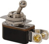 GC/Waldom Electronics SPST Medium Duty On-Off Toggle Switch Screw Terminal, Ball Toggle Actuator, 125 VAC at 6 A & 250 VAC at 3 A 35-171 - 06096879