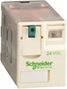 Schneider Electric 3,000 VA Power Rating, Electromechanical Plug-in General Purpose Relay 12 Amp at 250/277 VAC & 28 VDC, 6 Amp at 250 VAC & 28 VDC, 2CO, 24 VDC RXM2AB1BD - 69651800