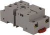 Square D 8 Pins, 300 VAC, 10 Amp (CSA) and 16 Amp (UL), Square Relay Socket DIN Rail Mount, Panel Mount, 2 Tiers, Screw Terminal 8501NR52B - 69682888