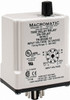 Macromatic 8 Pin, Multiple Range DPDT Time Delay Relay 10 Contact Amp, 24 VAC/VDC, Knob TR-50228-12 - 77981520