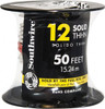 Southwire THHN/THWN, 12 AWG, 20 Amp, 50 ft. Long, Solid Core, 1 Strand Building Wire White, Thermoplastic Insulation 11588137 - 54246426