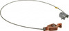 Hubbell 19 AWG, 3 Ft., Alligator Clip, C-Clamp, Grounding Cable with Clamps Noninsulated, Federal Specification A-A-59466-010 GCSP-AC-03 - 03383635