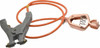 Hubbell 19 AWG, 3 Ft., Alligator Clip, Hand Clamp, Grounding Cable with Clamps Orange, Federal Specification A-A-59466-010 GCSI-AH-03 - 03384286