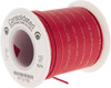 Made in USA 24 AWG, 7 Strand, 100 ft. OAL, Tinned Copper Hook Up Wire Red PVC Jacket, 0.056" Diam 817-2-100 - 78264033