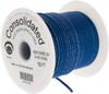 Made in USA 16 AWG, 26 Strand, 100 ft. OAL, Tinned Copper Hook Up Wire Blue PVC Jacket, 0.117" Diam 890-6-100 - 78263134