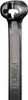 Panduit 8" Long Black Nylon Barbed Cable Tie 50 Lb Tensile Strength, 1.2mm Thick, 50.8mm Max Bundle Diam BT2S-C0 - 61651295
