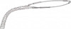 Woodhead - Molex 0.7 to 0.85 Inch Cable Diameter, Galvanized Steel, Single Loop Support Grip 17-1/2 Inch Long, 1,900 Lb. Breaking Strength, 8-1/2 Inch Mesh Length 36569 - 70498977
