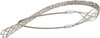Woodhead - Molex 1-1/2 to 1.99 Inch Cable Diameter, Tinned Bronze, Single Loop Support Grip 45 Inch Long, 4,720 Lb. Breaking Strength, 35 Inch Mesh Length 35438 - 70498555