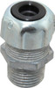 Thomas & Betts 0.125 to 0.25" Liquidtight Straight Strain Relief Cord Grip 1/2 NPT, 1-21/32" OAL, Zinc 2520 - 54059803