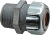 Thomas & Betts 0.125 to 0.25" Liquidtight Straight Strain Relief Cord Grip 3/4 NPT, 1-3/4" OAL, Zinc 2530 - 54059845