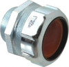 Thomas & Betts 1.375 to 1.625" Liquidtight Straight Strain Relief Cord Grip 1-1/2 NPT, 2-5/8" OAL, Iron & Zinc 2565 - 54116504