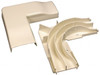 Legrand Wiremold 4-3/16 Inch Long, Raceway Elbow End 90°, Ivory, For Use with Wiremold 2300 Series Raceways 2311 - 64149081