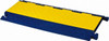 Hubbell Wiring Device-Kellems 5 Channel, T-Shaped, Drop Over Cable Ramp 36 Inch Long x 17-1/2 Inch Wide x 1.95 Inch High, Yellow and Blue HBLTRED5B - 03770336