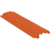 Checkers On Floor Cable Covers, Cover Material: Polyurethane, Number of Channels: 2, Color: Orange, Overall Length (Feet): 3, Maximum Compatible Cable Diameter (Inch): 1-3/4, Overall Width (Decimal Inch): 10-3/4 FL2X1.75-O - 62643960