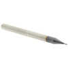 Accupro 0.018" Diam, 0.054" LOC, 2 Flute Solid Carbide Ball End Mill AlTiN Finish, Single End, 1-1/2" OAL, 1/8" Shank Diam, Spiral Flute 6500433 - 52441441