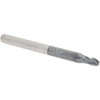 Accupro 3/32" Diam, 3/16" LOC, 4 Flute Solid Carbide Ball End Mill AlTiN Finish, Single End, 1-1/2" OAL, 1/8" Shank Diam, Spiral Flute 12184729 - 09137860