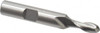 Cleveland 1/4" Diam, 5/8" LOC, 2 Flute Cobalt Ball End Mill Uncoated, Single End, 2-7/16" OAL, 3/8" Shank Diam, Spiral Flute C42648 - 87440632