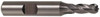 Cleveland 5/8" Diam, 2-1/2" LOC, 4 Flute High Speed Steel Ball End Mill TiCN Finish, Single End, 4-5/8" OAL, 5/8" Shank Diam, Spiral Flute C33317 - 87409751