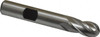 Hertel 3/8" Diam, 3/4" LOC, 4 Flute Cobalt Ball End Mill Uncoated, Single End, 2-1/2" OAL, 3/8" Shank Diam, Spiral Flute E2020024 - 41116930