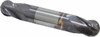 Niagara Cutter 1/2" Diam, 5/8" LOC, 4 Flute Solid Carbide Ball End Mill TiAlN Finish, Double End, 3" OAL, 1/2" Shank Diam, Spiral Flute 17006517 - 67292607