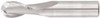 Niagara Cutter 1/2" Diam, 2" LOC, 2 Flute Solid Carbide Ball End Mill TiAlN Finish, Single End, 4" OAL, 1/2" Shank Diam, Spiral Flute 17001456 - 04762217