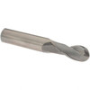 OSG 7/16" Diam, 1" LOC, 2 Flute Solid Carbide Ball End Mill Uncoated, Single End, 2-3/4" OAL, 7/16" Shank Diam, Spiral Flute 20100600 - 44867034