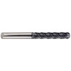 KYOCERA SGS 3/8" Diam, 1-3/4" LOC, 4 Flute Solid Carbide Ball End Mill AlTiN Finish, Single End, 4" OAL, 3/8" Shank Diam, Spiral Flute 70454 - 66742289
