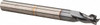 Accupro 5/32" Diam 3 Flute Solid Carbide 0.01" Corner Radius End Mill TiCN Finish, 2" OAL, 5/16" LOC, 3/16" Shank Diam, 35° Helix, RH Cut, RH Flute, Centercutting 12180995 - 73513723