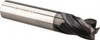Accupro 3/8" Diam 4 Flute Solid Carbide 0.015" Chamfer Width Corner Chamfer End Mill AlTiN Finish, 2" OAL, 1/2" LOC, 3/8" Shank Diam, Variable° Helix, RH Cut, RH Flute, Centercutting 446TS3750C11 - 82892365