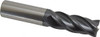 Accupro 5/8" Diam 4 Flute Solid Carbide 0.015" Chamfer Width Corner Chamfer End Mill nACRo Finish, 3-1/2" OAL, 1-5/8" LOC, 5/8" Shank Diam, Variable° Helix, RH Cut, RH Flute, Centercutting 4466250C15 - 55171375