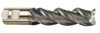 Cleveland 1" Diam 3 Flute Powdered Metal 0.06" Corner Radius End Mill TiCN Finish, 6-1/2" OAL, 4" LOC, 1" Shank Diam, 42° Helix, RH Cut, RH Flute, Centercutting C40367 - 00394817