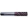 Guhring 3/16" Diam 5 Flute Solid Carbide 0.002" Chamfer Width Corner Chamfer End Mill FIREX Finish, 2" OAL, 5/8" LOC, 3/16" Shank Diam, 45° Helix, RH Cut, RH Flute, Centercutting 9042630047600 - 89477079