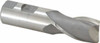 Hertel 1" Diam 2 Flute Cobalt 0.045" Corner Radius End Mill 4-1/8" OAL, 1-5/8" LOC, 1" Shank Diam, RH Cut, RH Flute, Centercutting 15204 - 89338081