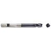 Niagara Cutter 5/8" Diam 4 Flute Solid Carbide 0.03" Corner Radius End Mill TiAlN Finish, 6" OAL, 3/4" LOC, 5/8" Shank Diam, Variable° Helix, RH Cut, RH Flute, Centercutting, 4" Extended Reach 17002925 - 85612232