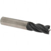 OSG 1/2" Diam 4 Flute Solid Carbide 0.02" Chamfer Width Corner Chamfer End Mill TiAlN Finish, 3" OAL, 1" LOC, 1/2" Shank Diam, 35° Helix, RH Cut, RH Flute, Centercutting VG436-5001 - 53412482