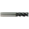 OSG 5/8" Diam 5 Flute Solid Carbide 0.03" Corner Radius End Mill TiAlN Finish, 3" OAL, 3/4" LOC, 3/4" Shank Diam, 35° Helix, RH Cut, RH Flute, Centercutting VG534-6265 - 53413654