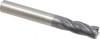 RobbJack 5/16" Diam 4 Flute Solid Carbide 0.004 to 0.006" Chamfer Width Corner Chamfer End Mill AlTiN Finish, 2-1/2" OAL, 13/16" LOC, 5/16" Shank Diam, 30° Helix, RH Cut, RH Flute, Centercutting ST-434-10-A - 03516119