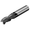 Sandvik Coromant 3/8" Diam 3 Flute Solid Carbide 0.018" Corner Radius End Mill AlTiN Finish, 2" OAL, 1/2" LOC, 3/8" Shank Diam, 38° Helix, RH Cut, RH Flute, Centercutting, Series CoroMill Dura 8035587 - 10145332