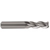 KYOCERA SGS 1/2" Diam 3 Flute Solid Carbide 0.06" Corner Radius End Mill Uncoated, 3-1/4" OAL, 1-1/4" LOC, 1/2" Shank Diam, 38° Helix, RH Cut, RH Flute 34780 - 64305378