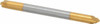 Accupro 0.031" Radius, 1/8" Diam, 2 Flute Solid Carbide Corner Rounding End Mill Double End, TiN Finish, 1-1/2" OAL, 1/8" Shank Diam 12179315 - 01176965