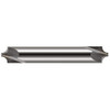 Harvey Tool 3/32" Radius, 1/4" Diam, 2 Flute Solid Carbide Corner Rounding End Mill Double End, Uncoated, 2" OAL, 1/4" Shank Diam 46093 - 95350666
