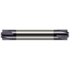 Harvey Tool 0.5mm Radius, 3/16" Diam, 4 Flute Solid Carbide Corner Rounding End Mill Double End, AlTiN Finish, 2" OAL, 3/16" Shank Diam 68020-C3 - 48389563