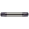 Harvey Tool 1/16" Radius, 1/2" Diam, 4 Flute Solid Carbide Corner Rounding End Mill Double End, AlTiN Finish, 3" OAL, 1/2" Shank Diam 44062-C3 - 82495474