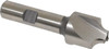 Hertel 1/4" Radius, 7/8" Diam, 3 Flute Cobalt Corner Rounding End Mill Single End, Uncoated, 3" OAL, 1/2" Shank Diam 12714 - 79572996