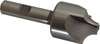 Hertel 13/32" Radius, 1-1/4" Diam, 3 Flute Cobalt Corner Rounding End Mill Single End, Uncoated, 3-1/2" OAL, 1/2" Shank Diam 12724 - 79573002